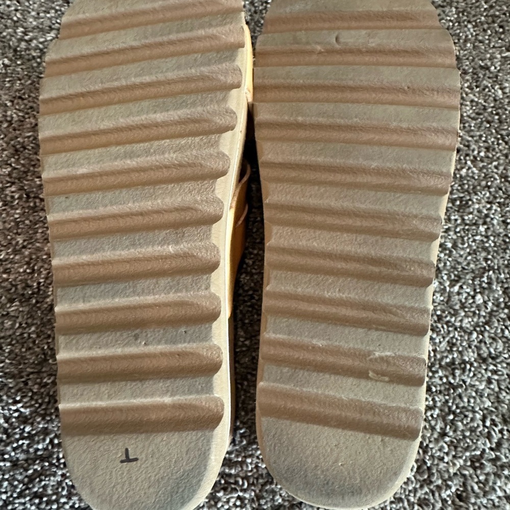 Reef Women's Brown Kaia Cross Cushion Bloom Hi Flip Flop Sandals Size 9 - Picture 6 of 6